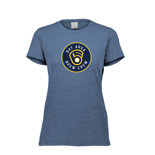 [FTSCUBNV-FAXS-LOGO1] Decker Women's Tri-Blend T-Shirt - Short Sleeve (Female Adult XS, Navy, Logo 1)