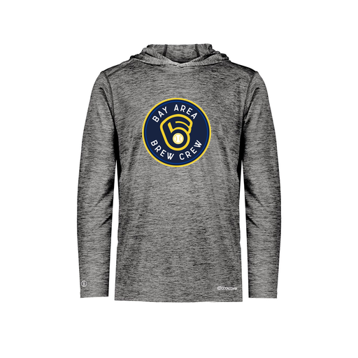 [FOLHCGBK-YS-LOGO1] Decker Youth Charge Hoodie (Youth S, Black, Logo 1)