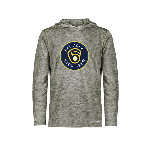 [FOLHCGGY-YS-LOGO1] Decker Youth Charge Hoodie (Youth S, Gray, Logo 1)