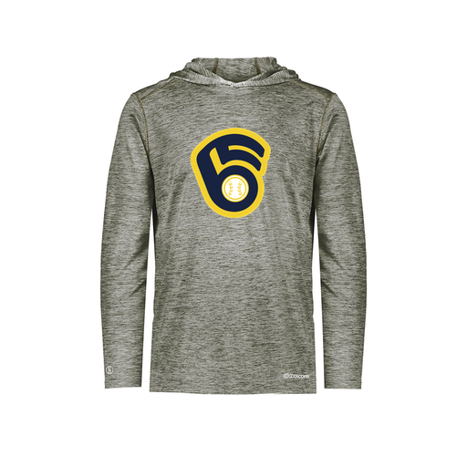 [FOLHCGGY-YS-LOGO2] Decker Youth Charge Hoodie (Youth S, Gray, Logo 2)