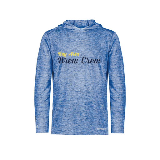 [FOLHCGRY-YS-LOGO3] Decker Youth Charge Hoodie (Youth S, Royal, Logo 3)